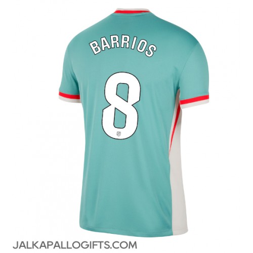 Atletico Madrid Pablo Barrios #8 Vieraspaita 2024-25 Lyhythihainen